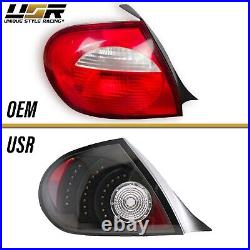 Performance BLACK LED Rear Tail Lights Pair For 2003-2005 Dodge Plymouth NEON