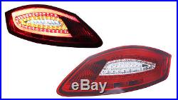 Porsche 987 Boxster (s) / Cayman (s) 05-08 LED Tail Light Rear Lamp Red / Clear