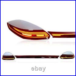 Porsche Panamera 970 Facelift Style LED Tail Lights Center Reflector 2010 2017