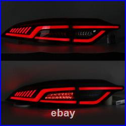 RED LED Tail Lights For Toyota US Corolla 2020-2024 Red LED Rear Lamps Assembly