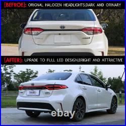 RED LED Tail Lights For Toyota US Corolla 2020-2024 Red LED Rear Lamps Assembly