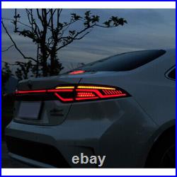 RED LED Tail Lights For Toyota US Corolla 2020-2024 Red LED Rear Lamps Assembly
