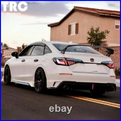 RGB Demon Eye LED Tail Lights for 2022-2025 Honda Civic Sedan 11th Gen 4 PCS