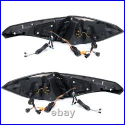 RGB Demon Eye LED Tail Lights for 2022-2025 Honda Civic Sedan 11th Gen 4 PCS