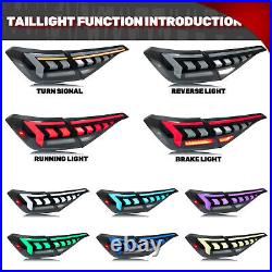 RGB LED Sequential Tail Lights for Honda Civic 11th Gen 2022-2024 Sedan Lamps