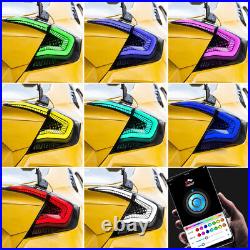 RGB LED Tail Lights For Honda Civic sedan 2016-2021 Sequential Turn Assembly