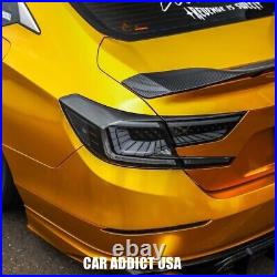 RGB LED Tail Lights for 2018-2022 10th Gen Honda Accord Sedan Smoked Rear Lights