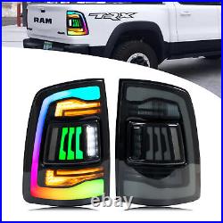 RGB LED Tail Lights for Dodge Ram 1500 2009-2018 4th GEN Sequential Rear Lamps