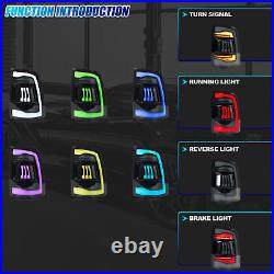 RGB LED Tail Lights for Dodge Ram 1500 2009-2018 4th GEN Sequential Rear Lamps