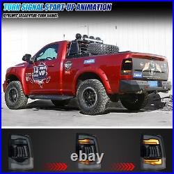 RGB LED Tail Lights for Dodge Ram 1500 2009-2018 4th GEN Sequential Rear Lamps