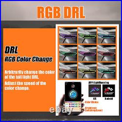 RGB LED Tail Lights for Toyota Camry 2018-2023 Sequential Turn Signal Assembly