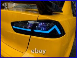 RGB Monitor Full LED Tail Lights Assembly For Mitsubishi Lancer EVO X 2008-20