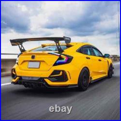 RGB SmokedFull LED Tail Lights Assembly For 10th Gen Honda Civic Sedan 2016-2021