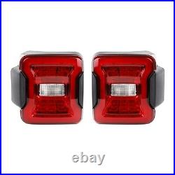 R &L LED Tail Lights withBlind Spot Plug & Bracket For Jeep Wrangler JL 2018-2024