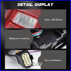 R &L LED Tail Lights withBlind Spot Plug & Bracket For Jeep Wrangler JL 2018-2024