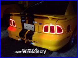 Raxiom Icon LED Tail Lights Fits 1996-1998 Ford Mustang Cobra GT