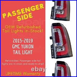 Rebuilt GMC Yukon XL Passenger Side OEM Tail Light For 2015-2018, Denali SLE 01