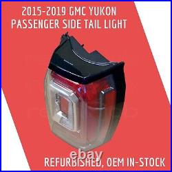 Rebuilt GMC Yukon XL Passenger Side OEM Tail Light For 2015-2018, Denali SLE 01