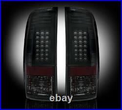 Recon SMOKED LED Tail Lights 99-07 Ford Superduty & 97-03 F150
