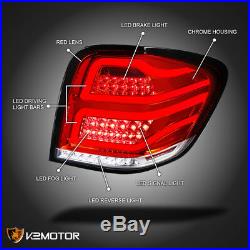 Red 2006-2011 Mercedes Benz W164 ML-Class Full LED Rear Brake Fog Tail Lights