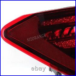Red 2pcs LED Tail Lights Brake For Mercedes Benz W204 C200 C250 C300 2007-2014