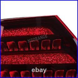 Red 2pcs LED Tail Lights Brake For Mercedes Benz W204 C200 C250 C300 2007-2014