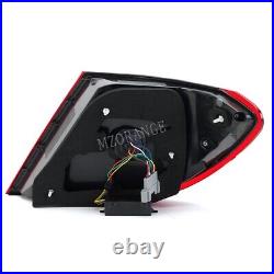 Red 2pcs LED Tail Lights Brake For Mercedes Benz W204 C200 C250 C300 2007-2014