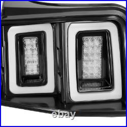 Red Black LED Tail Lights For Ford Mustang 2010-2012 Driver Passenger Side