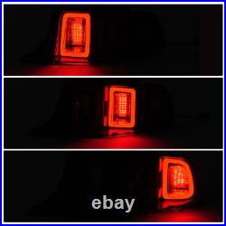 Red Black LED Tail Lights For Ford Mustang 2010-2012 Driver Passenger Side