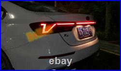 Red For Kia Forte 2019 2020 2021 Rear Door Trunk LED Tail Light Cover