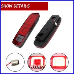Red LED Rear Tail Lights Assembly For 74-91 Ford E150 F150 250 350 100 Bronco