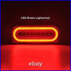 Red LED Tail Brake Lights Turn Signal Lamps For 1990-18 Mercedes W463 G500 G550