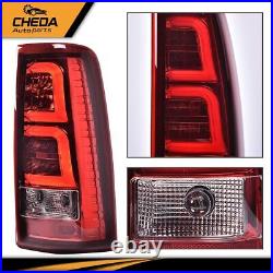 Red LED Tail Lights Fit for 1999-2006 Chevy Silverado 99-02 GMC Sierra 1500 2500