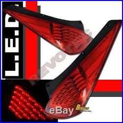 Red LED Tail Lights For 03-05 Nissan 350z Fairlady Z33 Plug & Play RH & LH