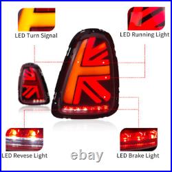 Red LED Tail Lights For 2007-13 Mini Cooper R56 R57 R58 R59 Rear Lamps