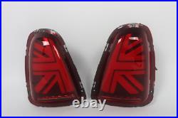 Red LED Tail Lights For 2007-13 Mini Cooper R56 R57 R58 R59 Rear Lamps