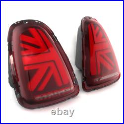 Red LED Tail Lights For 2007-13 Mini Cooper R56 R57 R58 R59 Rear Lamps