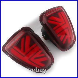 Red LED Tail Lights For 2007-13 Mini Cooper R56 R57 R58 R59 Rear Lamps
