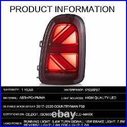 Red LED Tail Lights For 2017-UP MINI Cooper Countryman F60 withSequential Singal