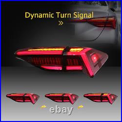 Red LED Tail Lights Lamp Assembly For Toyota Avalon TRD XSE 2018-2023 Left Right