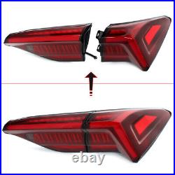 Red LED Tail Lights Lamp Assembly For Toyota Avalon TRD XSE 2018-2023 Left Right