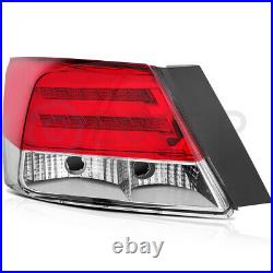 Red LED Taillight For 2008-2013 Honda Accord Sedan Lamp Rear Brake Tail Lights