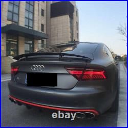 Red Led Tail Lights For Audi A7 2012-2018 Start Up Animation Dynamic Whole set