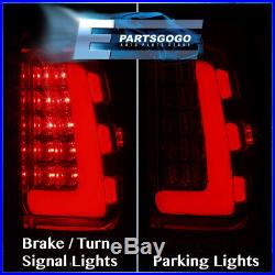Red Led Tube Tail Lights For 99 00 01 02 03 04 05 06 Chevy Silverado Gmc Sierra