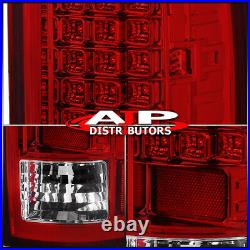 Red Len LED Tail Lights Brake Lamps For 2007-2008 Ram 1500 / 2007-2009 2500 3500