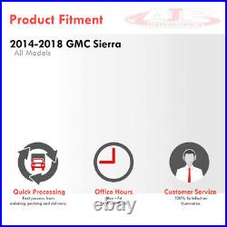 Red Lens LED Bar DRL Tube Tail Lights Brake Lamps Pair For 2014-2018 GMC Sierra
