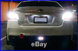 Red Lens LED Rear Fog Light, Brake and Backup Reverse For 2011+ Subaru WRX STi