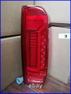 Red Lens LED Sequential Tail Lights For Nissan Navara Frontier D40 2005 -2015