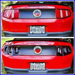 Red Lens LED Tail Lights For 2010-2014 Ford Mustang Sequential Turn Signal Lamps
