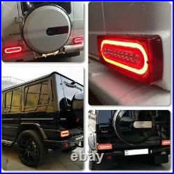 Red Lens Led Dynamic Tail Light For Mercedes Benz G-Class W463 G500 G550 G55 AMG